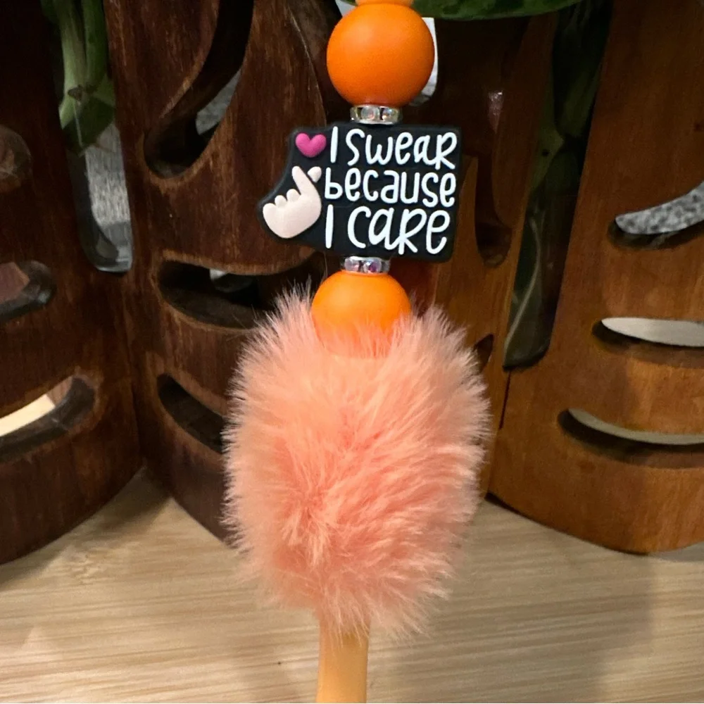 Sassy Beaded Pen 💁‍♀️ Handmade with Attitude +‎ Bonus Refill
